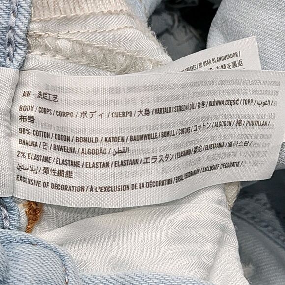 Hollister high-rise Mom Short Overall 4" Size XSmall - Picture 8 of 8